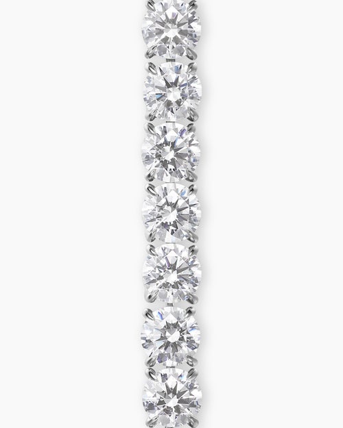 Womens Tennis Bracelet in 18ct White Gold with Diamonds, 4mm