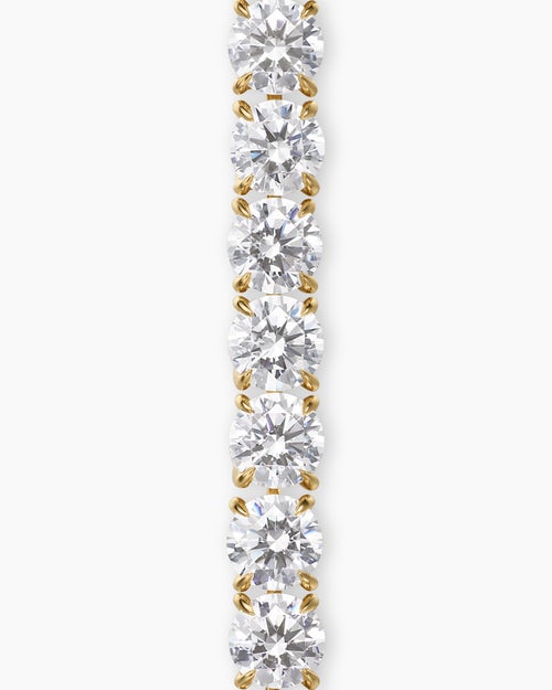 Womens Tennis Bracelet in 18ct Yellow Gold with Diamonds, 3.8mm