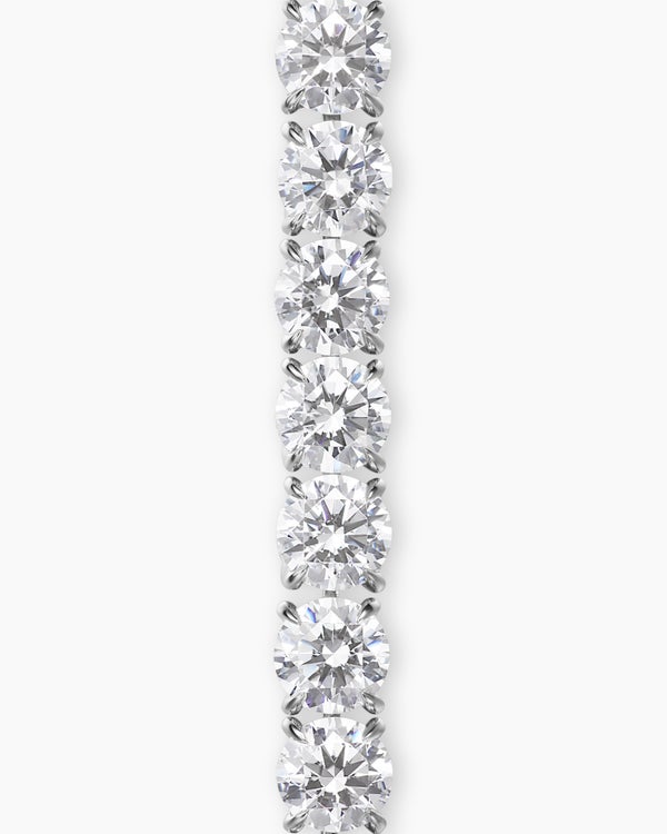 Tennis Bracelet in 18K White Gold with Diamonds, 3.8mm