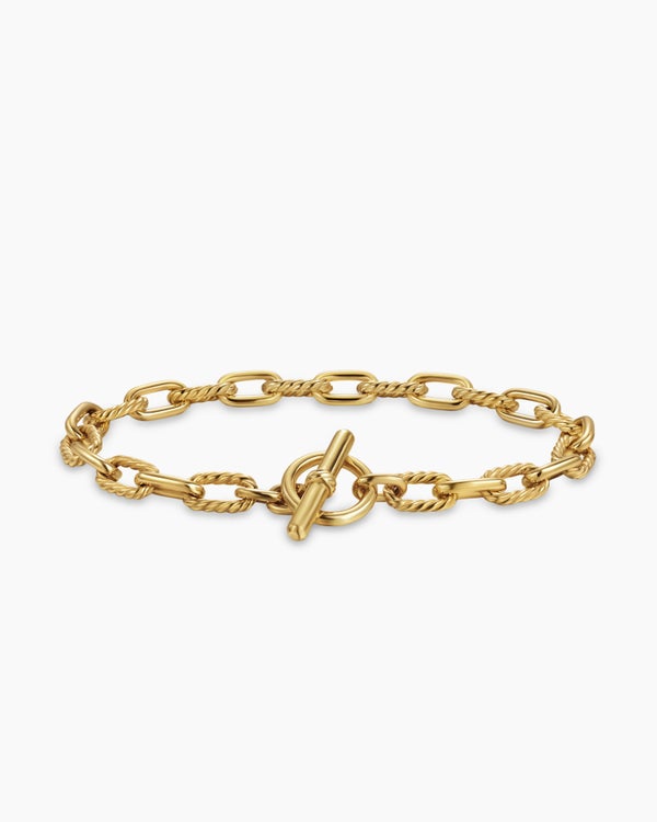 DY Madison® Toggle Chain Bracelet in 18K Yellow Gold, 5.5mm