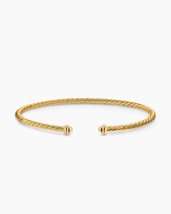 Micro Cablespira® Flex Bracelet in 18K Yellow Gold, 2.6mm