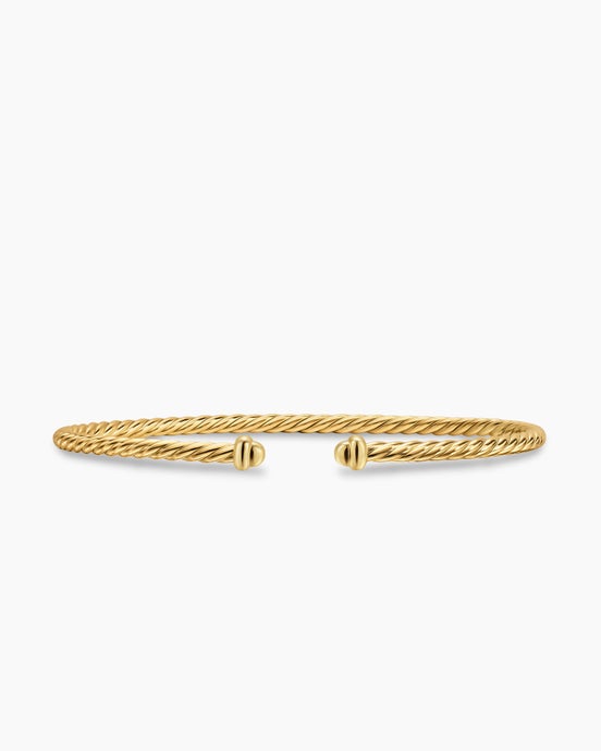 Micro Cablespira® Flex Bracelet in 18K Yellow Gold, 2.6mm