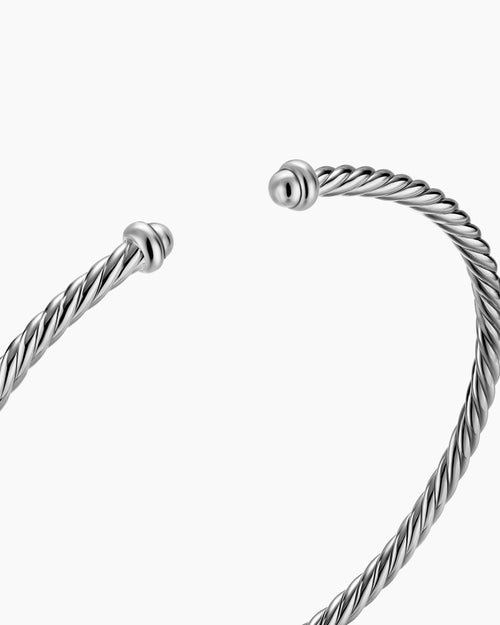 Womens Micro Cable Flex® Bracelet in Sterling Silver, 2.6mm