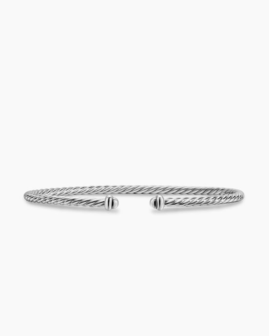 Micro Cable Flex® Bracelet in Sterling Silver, 2.6mm