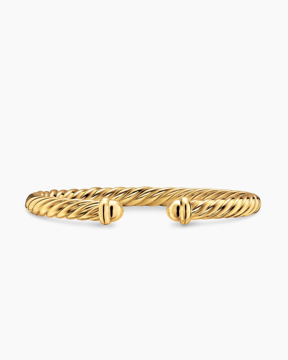Womens Cablespira® Flex Bracelet in 18K Yellow Gold, 6mm