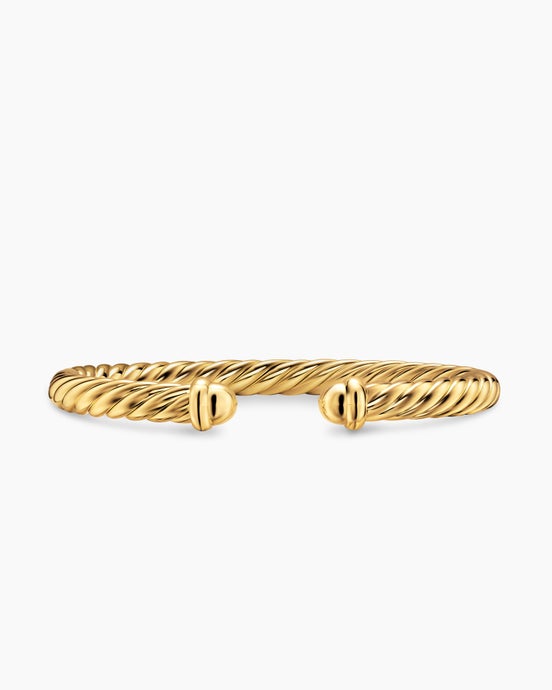 Cablespira® Flex Bracelet in 18K Yellow Gold, 6mm