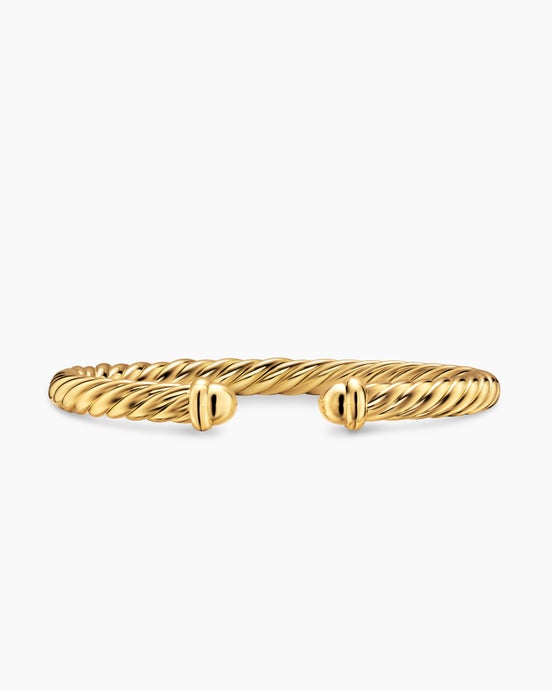 Cablespira® Flex Bracelet in 18K Yellow Gold, 6mm
