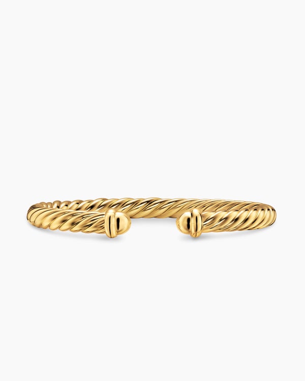 Cablespira Flex Bracelet in 18K Yellow Gold, 6mm