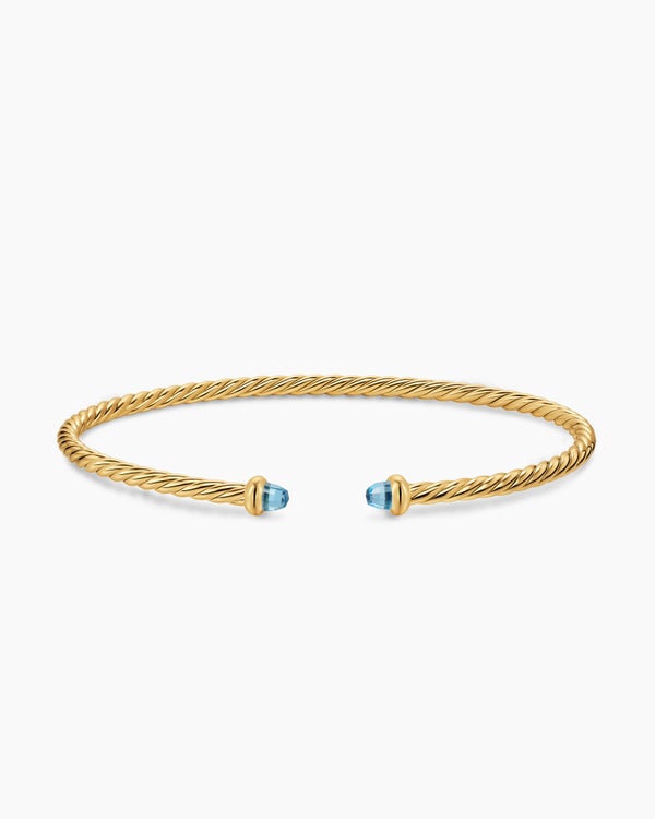 Micro Cablespira Flex Bracelet in 18K Yellow Gold, 2.6mm