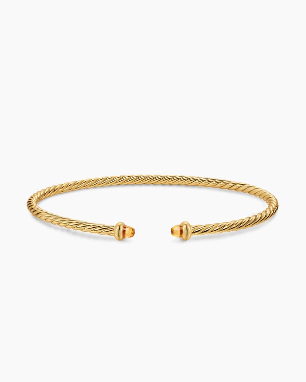 Micro Cablespira Flex Bracelet in 18K Yellow Gold, 2.6mm