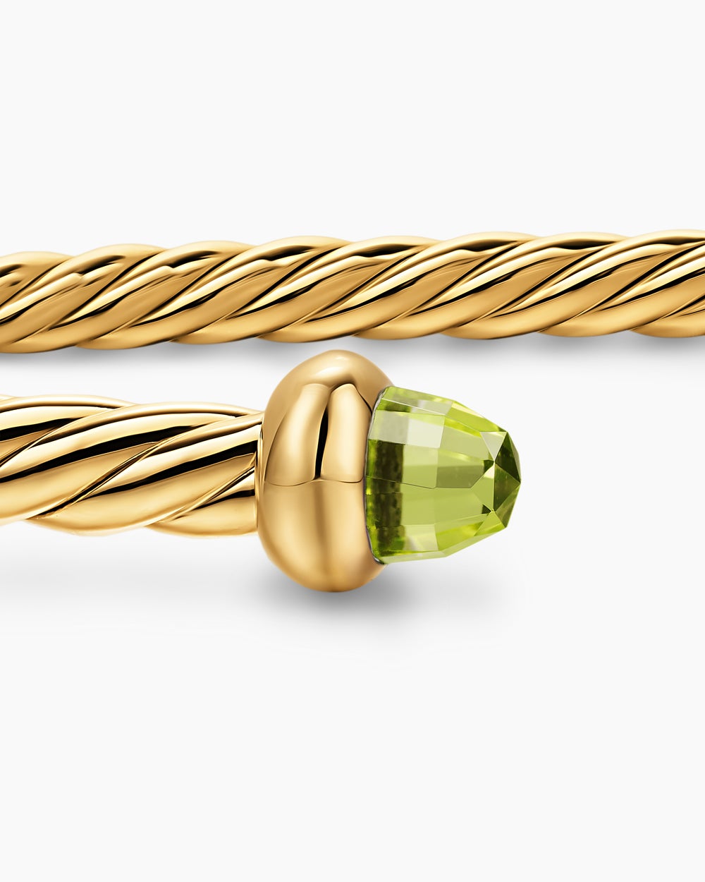 Womens Micro Cablespira Flex Bracelet in 18K Yellow Gold, 2.6mm