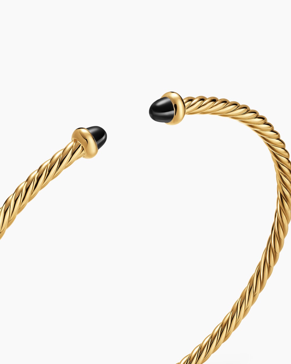 Womens Micro Cablespira Flex Bracelet in 18K Yellow Gold, 2.6mm