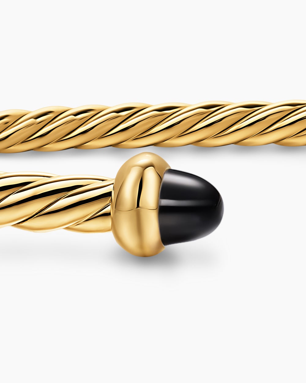 Womens Micro Cablespira Flex Bracelet in 18K Yellow Gold, 2.6mm