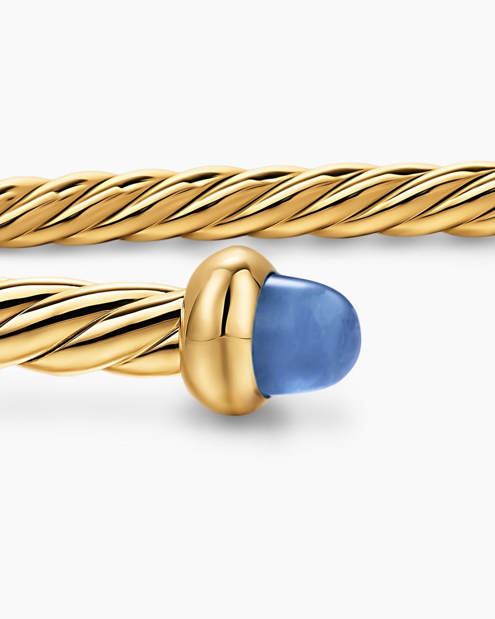 Womens Micro Cablespira Flex Bracelet in 18K Yellow Gold, 2.6mm