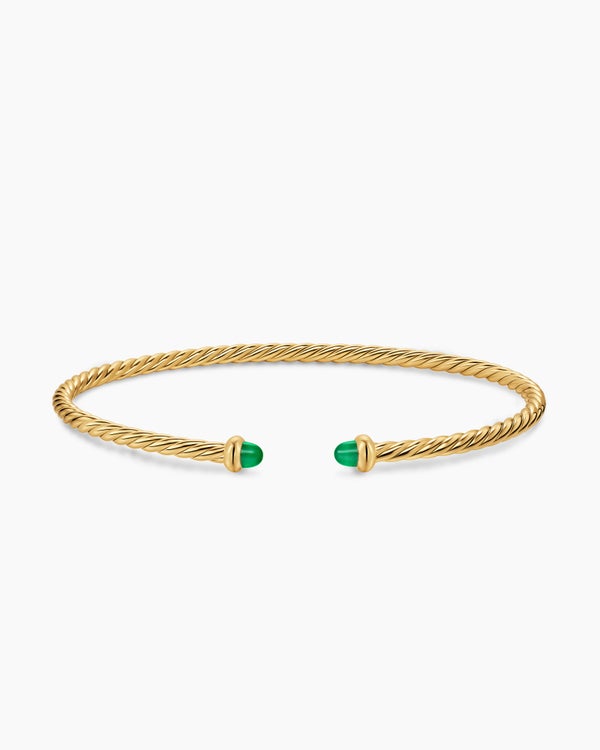 Micro Cablespira Flex Bracelet in 18K Yellow Gold, 2.6mm