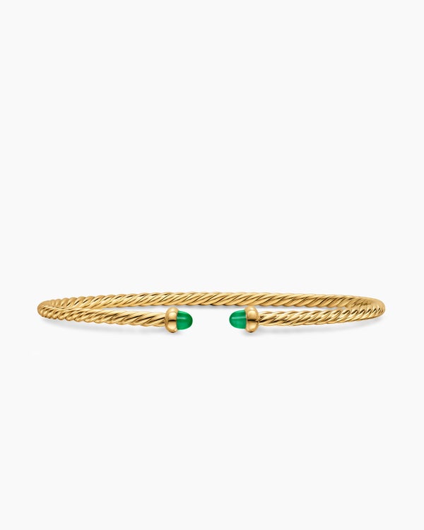 Micro Cablespira Flex Bracelet in 18K Yellow Gold, 2.6mm
