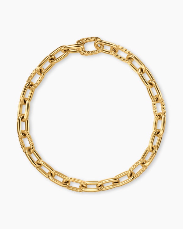 DY Madison Chain Bracelet in 18K Yellow Gold, 6mm