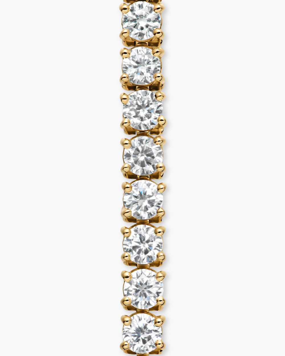 Bracelet Mini Tennis en or jaune 18 carats avec diamants, 2 mm femme