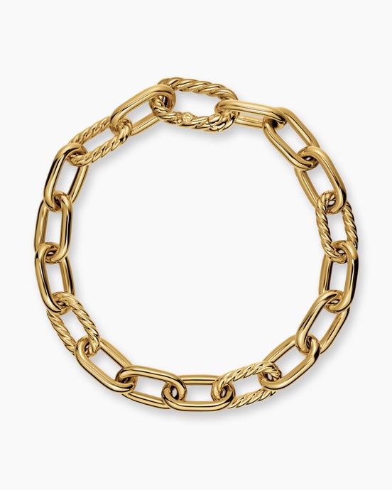 DY Madison® Chain Bracelet in 18K Yellow Gold, 8.5mm