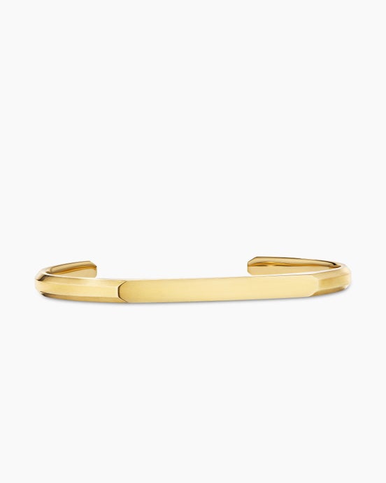 Streamline Cuff Bracelet in 18K Yellow Gold, 5.5mm