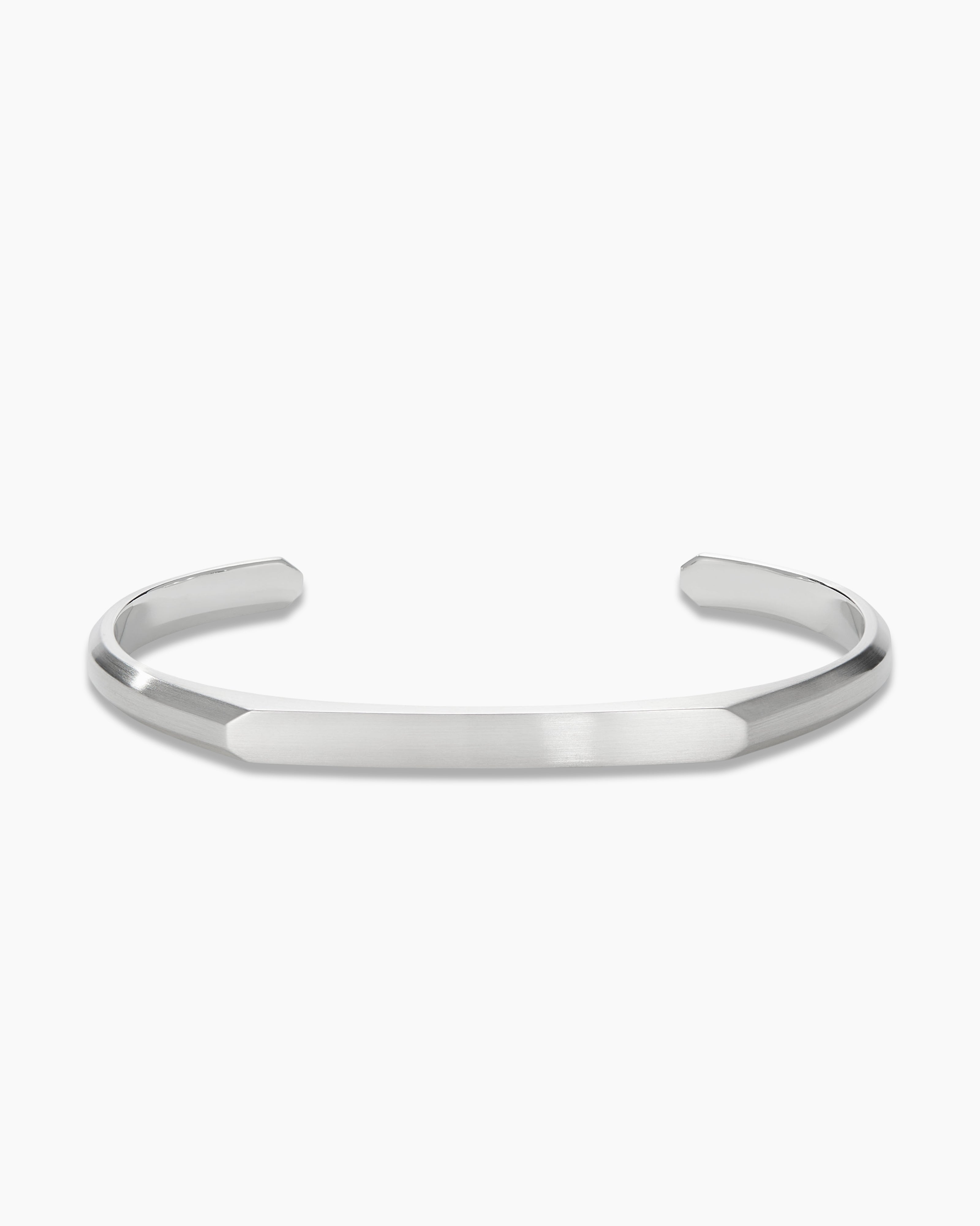 Mens Classic Cuff Bracelet | Sterling Silver