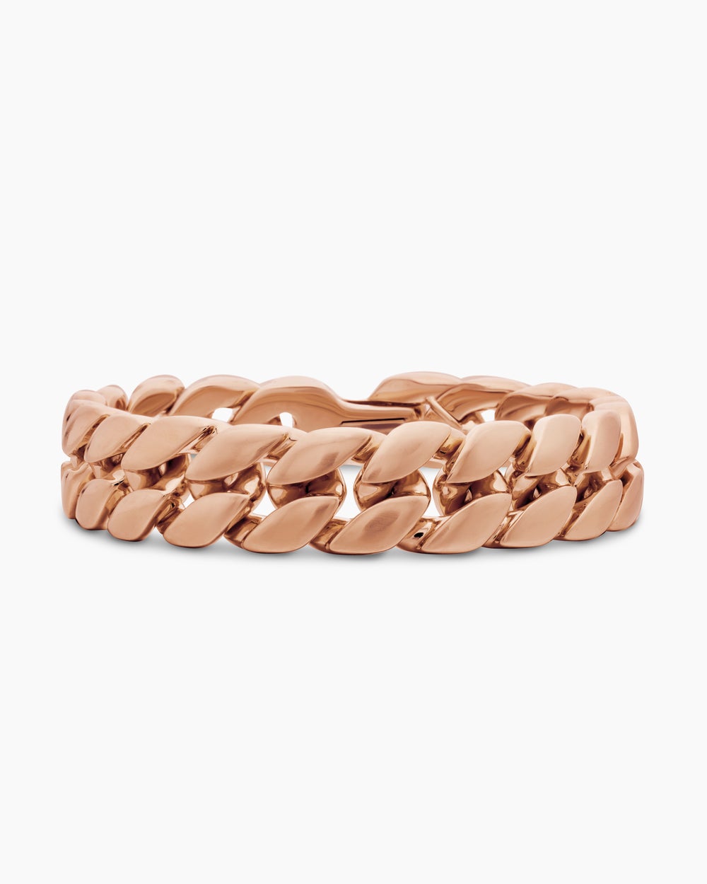Bracelet Curb Chain en or rose 18 carats, 14,5 mm hommes