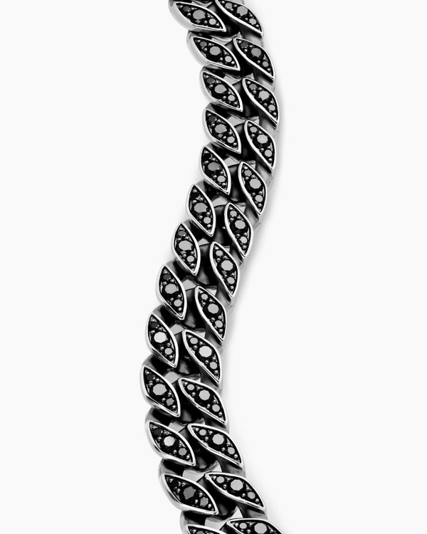 Curb Chain Bracelet in Sterling Silver, 14.5mm