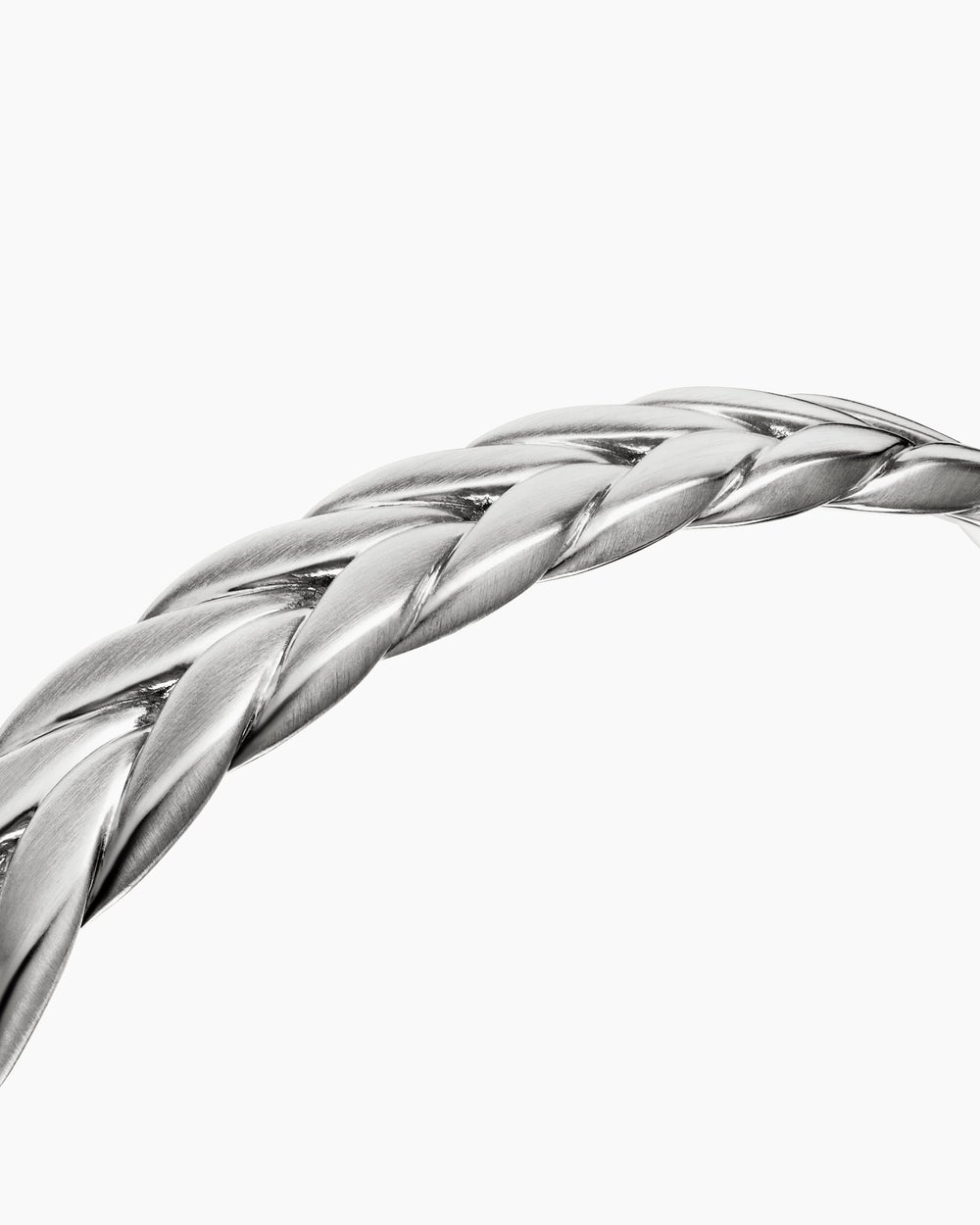 Mens Chevron Cuff Bracelet in Sterling Silver, 9mm