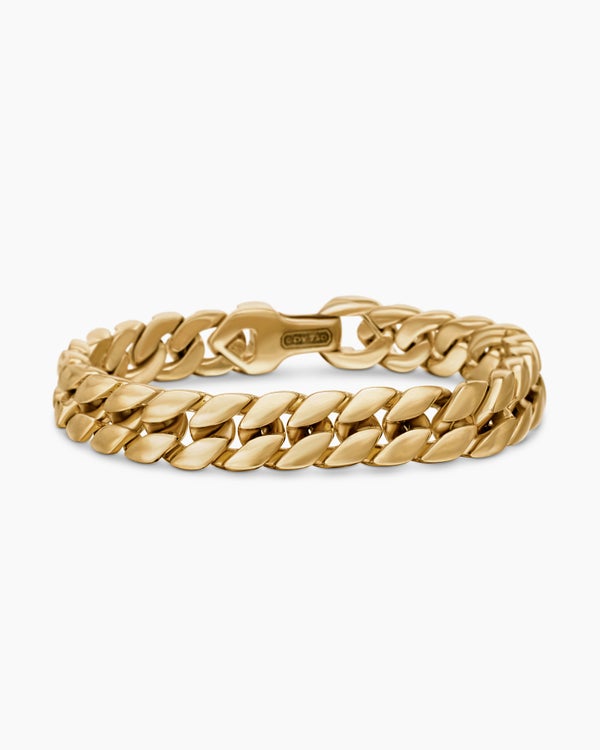 Curb Chain Bracelet in 18K Yellow Gold, 11.5mm