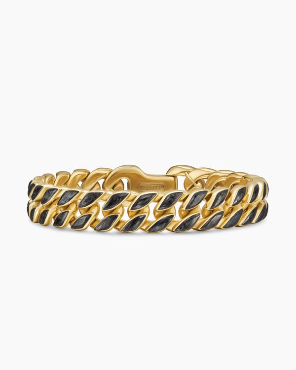 Curb Chain Bracelet in 18K Yellow Gold, 11.5mm