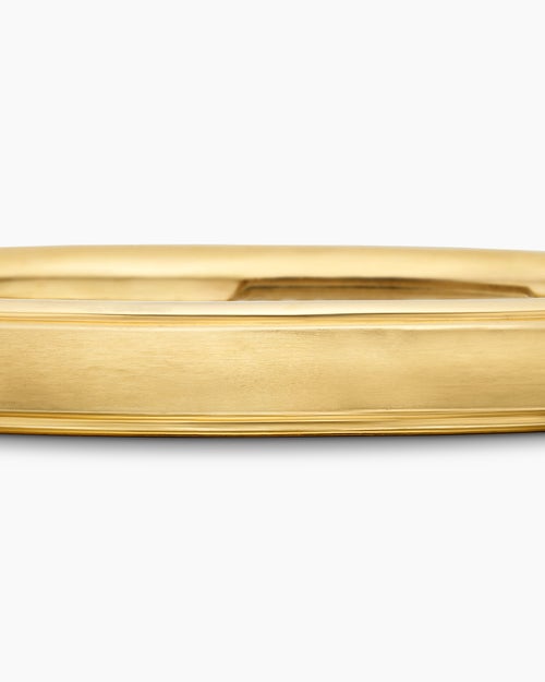 Mens Streamline® Bangle Bracelet in 18K Yellow Gold, 9mm