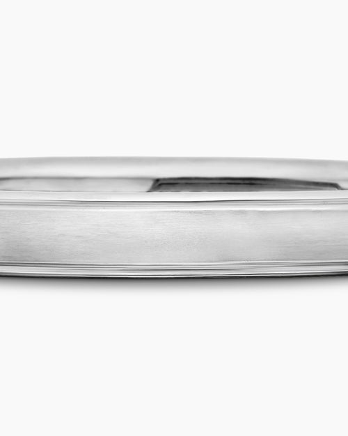 Mens Streamline® Bangle Bracelet in Sterling Silver, 9mm
