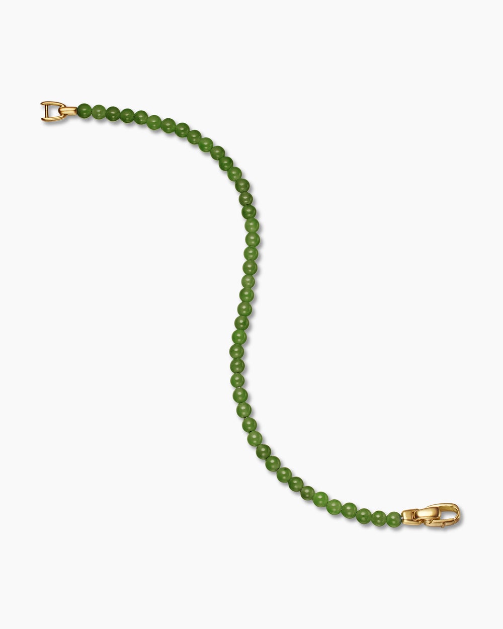 Mens Spiritual Beads Bracelet with 18ct Yellow Gold, 4mm