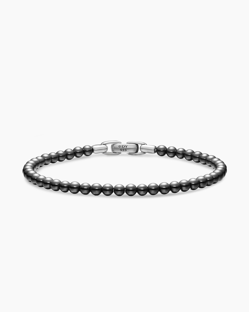 Bracelet Spiritual Beads en argent sterling, 4 mm hommes