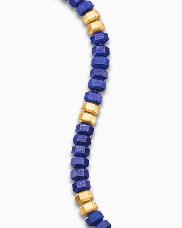 Bracelet de perles Hex avec or jaune 18 carats, 8 mm