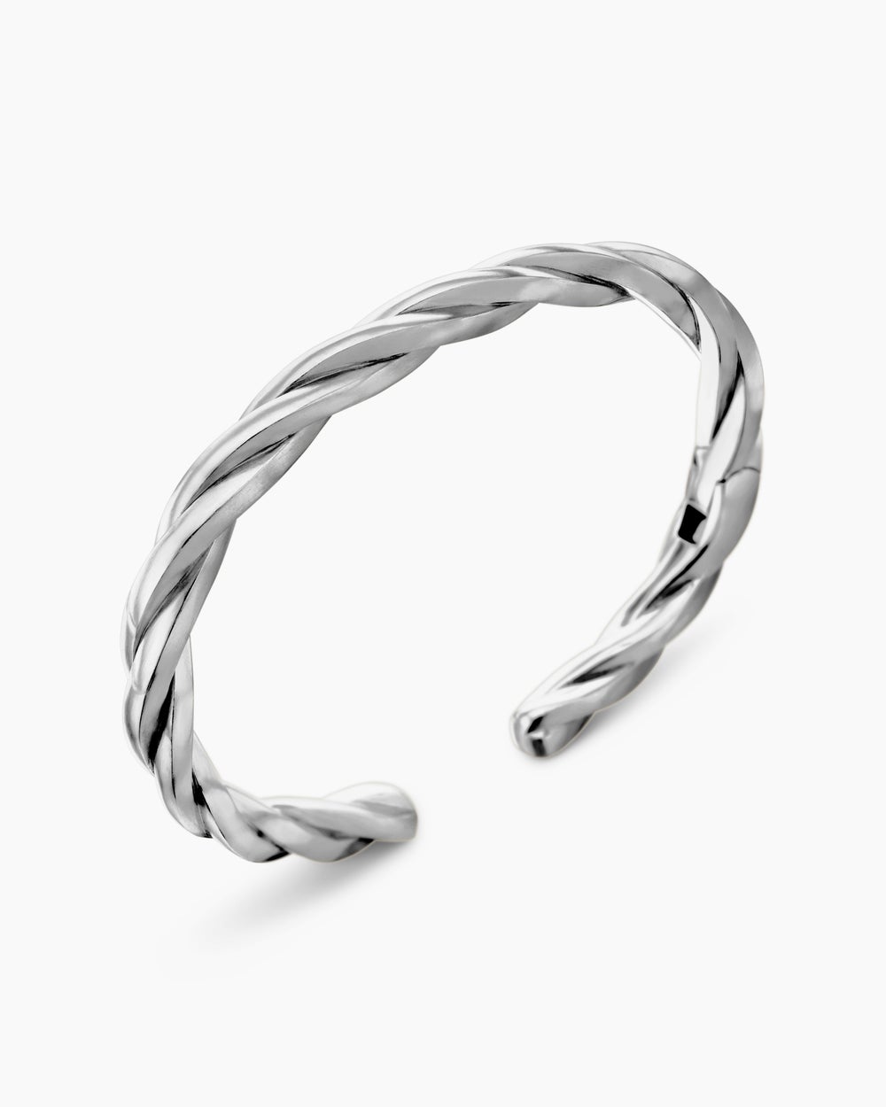 Mens DY Helios Cuff Bracelet in Sterling Silver, 6mm