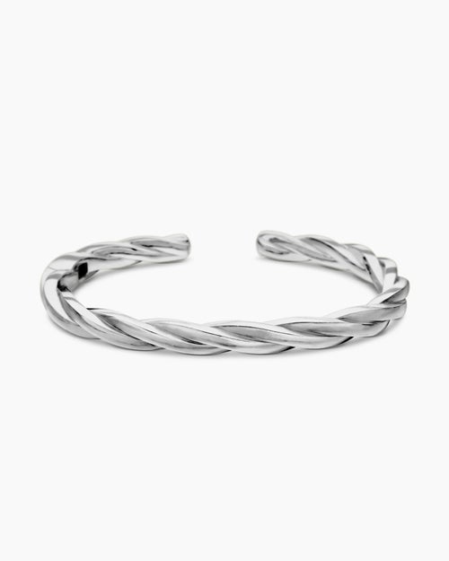 Mens DY Helios Cuff Bracelet in Sterling Silver, 6mm