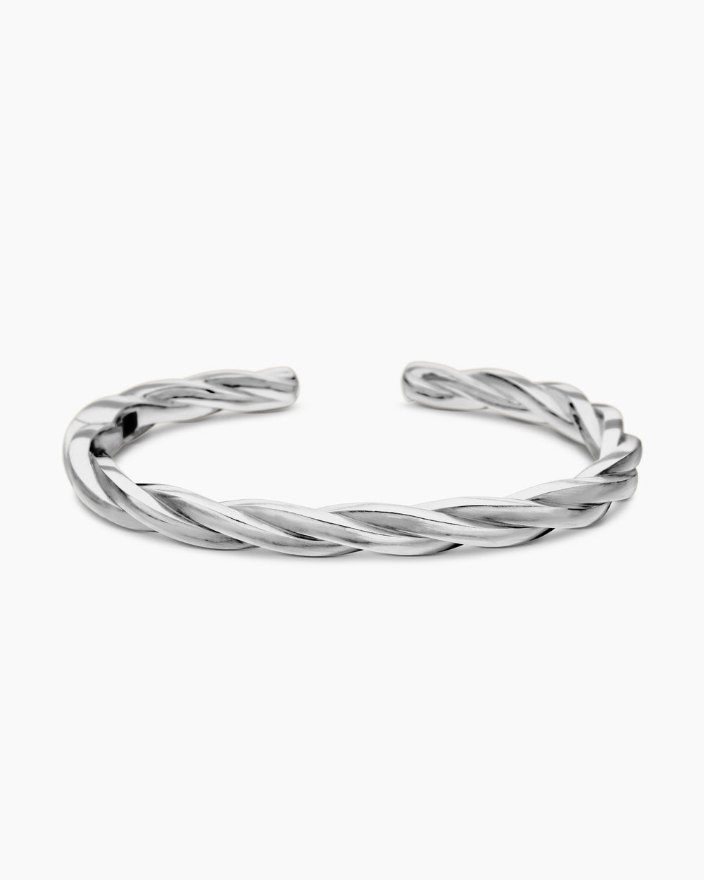 Mens DY Helios Cuff Bracelet in Sterling Silver, 6mm