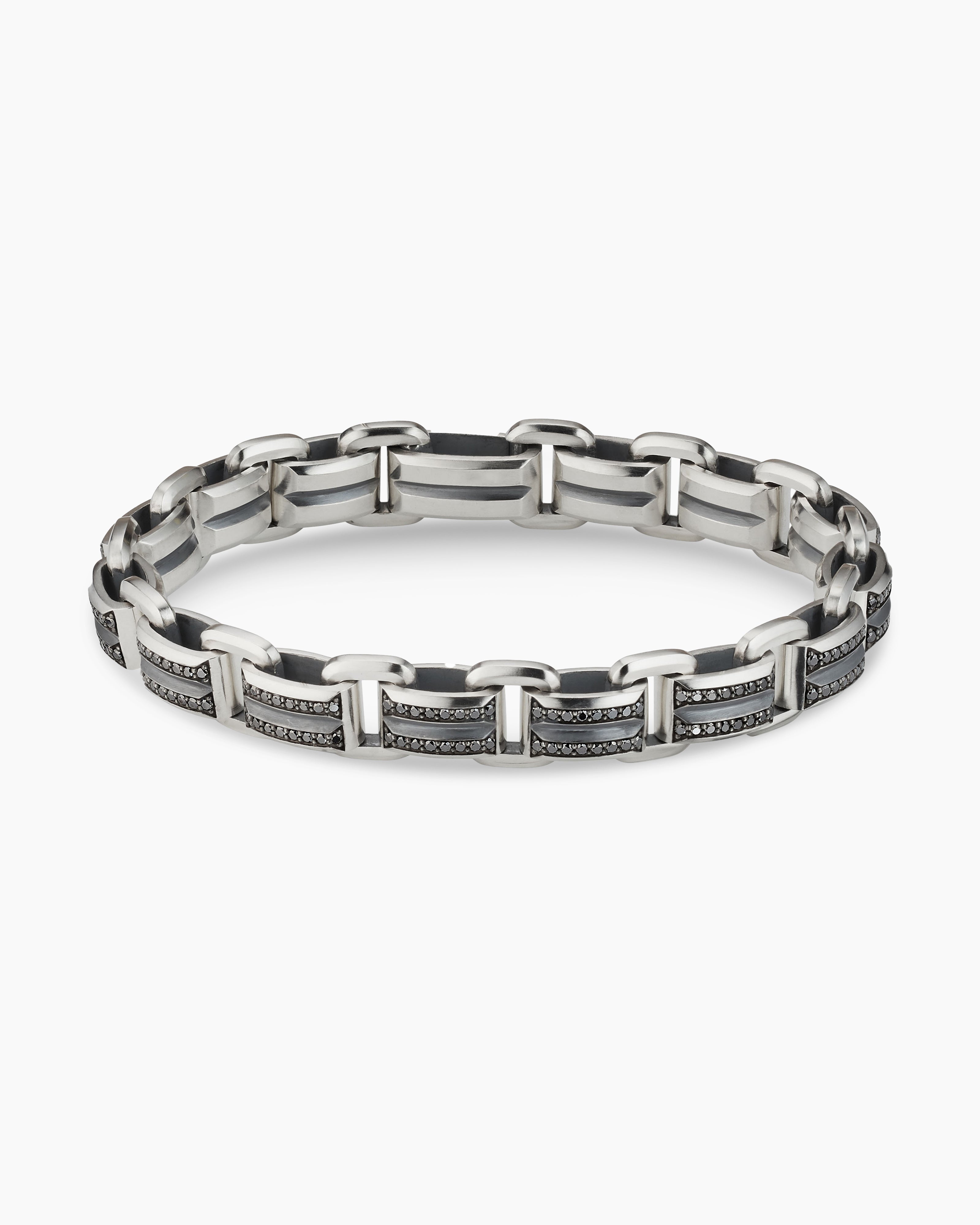 solid genuine 925 sterling silver curb link mens bracelet man jewelry –  Karizma Jewels