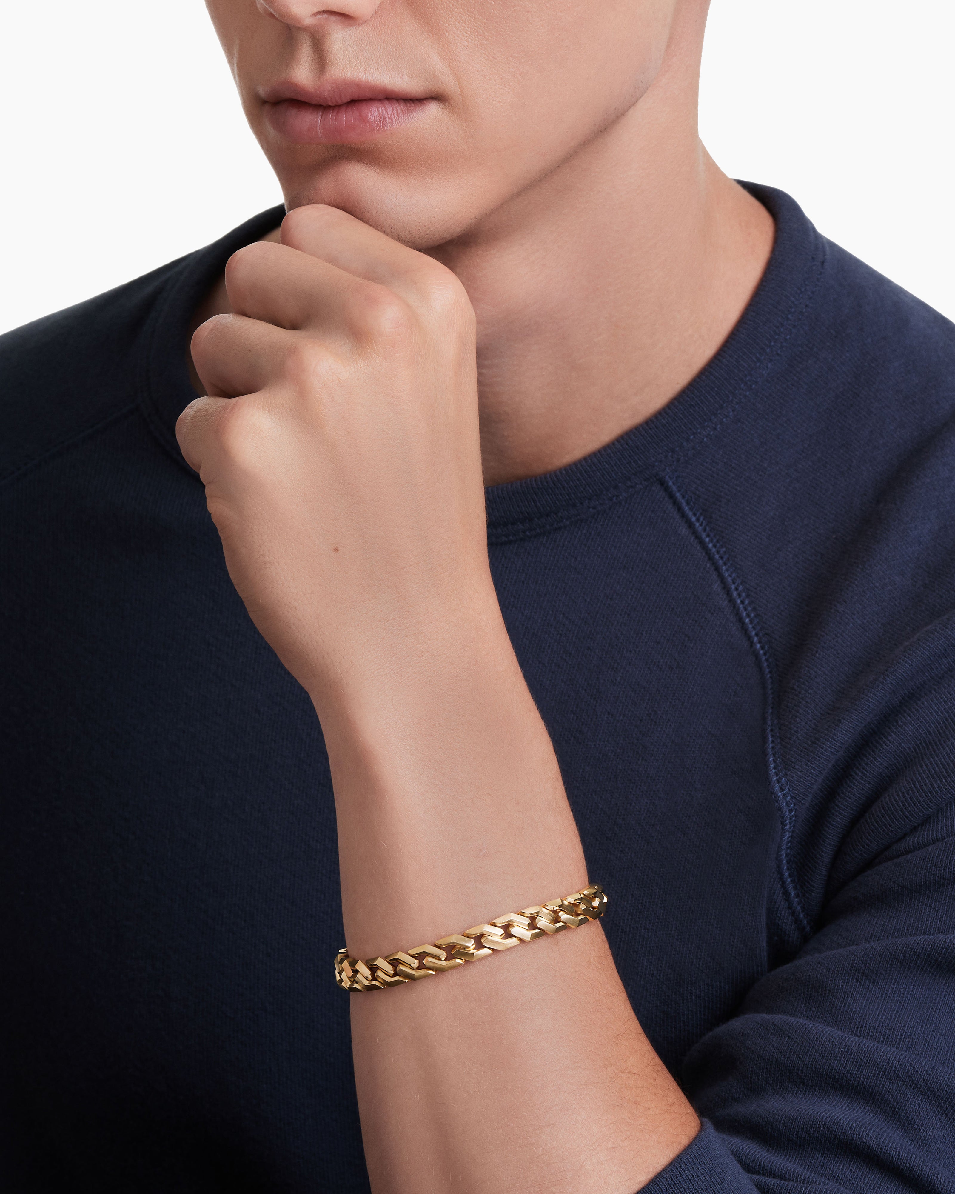 Herringbone Chain Bracelet - 18K Solid Gold | Nominal