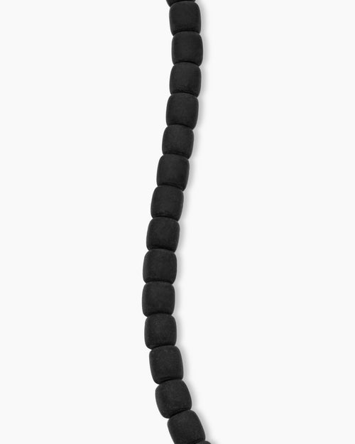 Mens Spiritual Beads Cushion Bracelet in Sterling Silver, 4mm