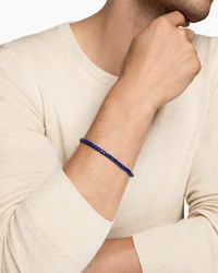 Spiritual Beads Cushion Bracelet in Sterling Silver, 4mm