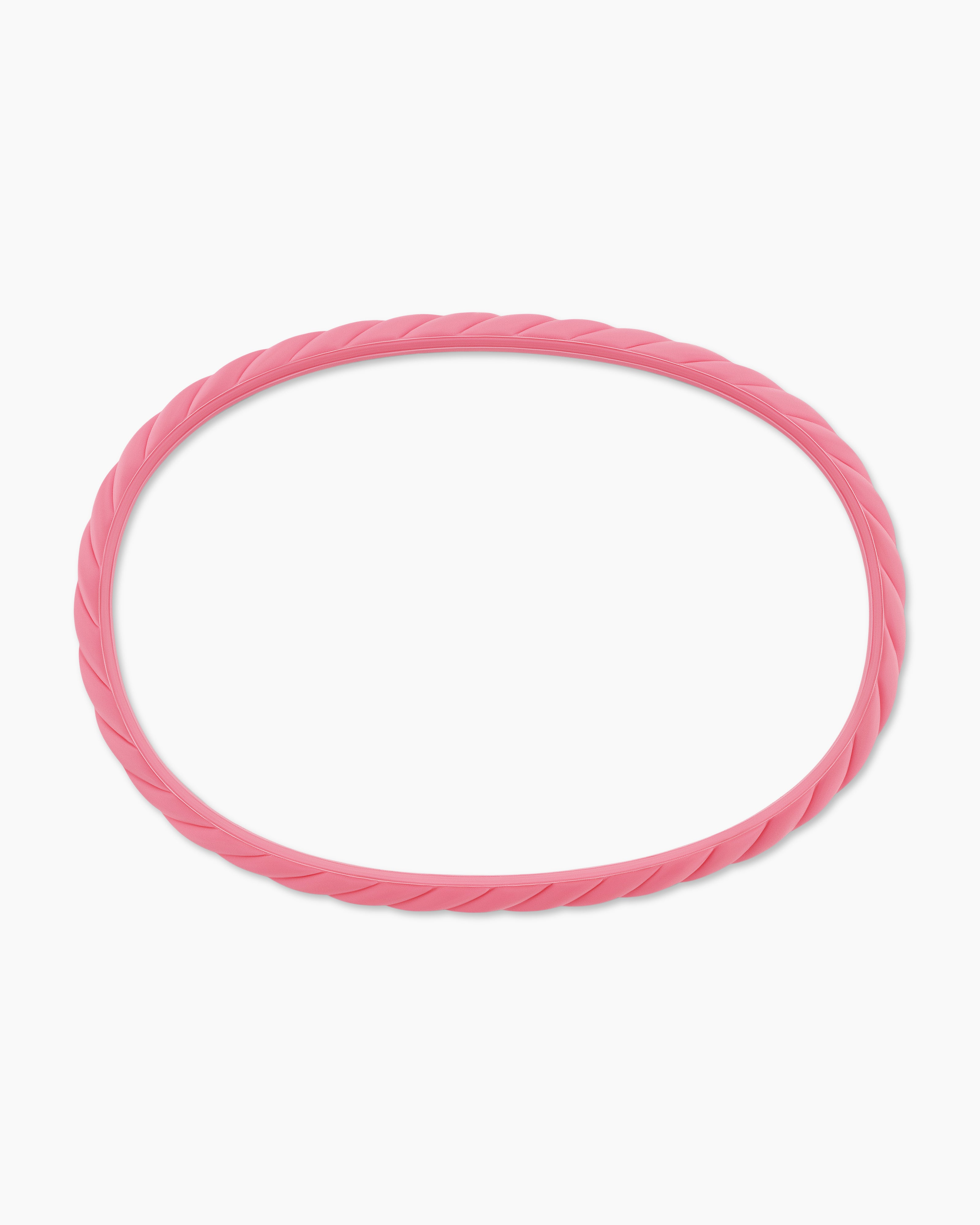 Pink and White Rubber Band Bracelets