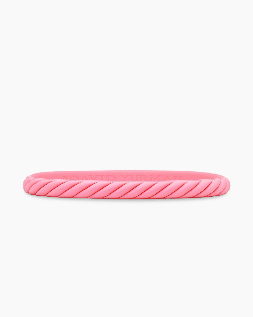 Cable Pink Rubber Bracelet, 6mm | David Yurman