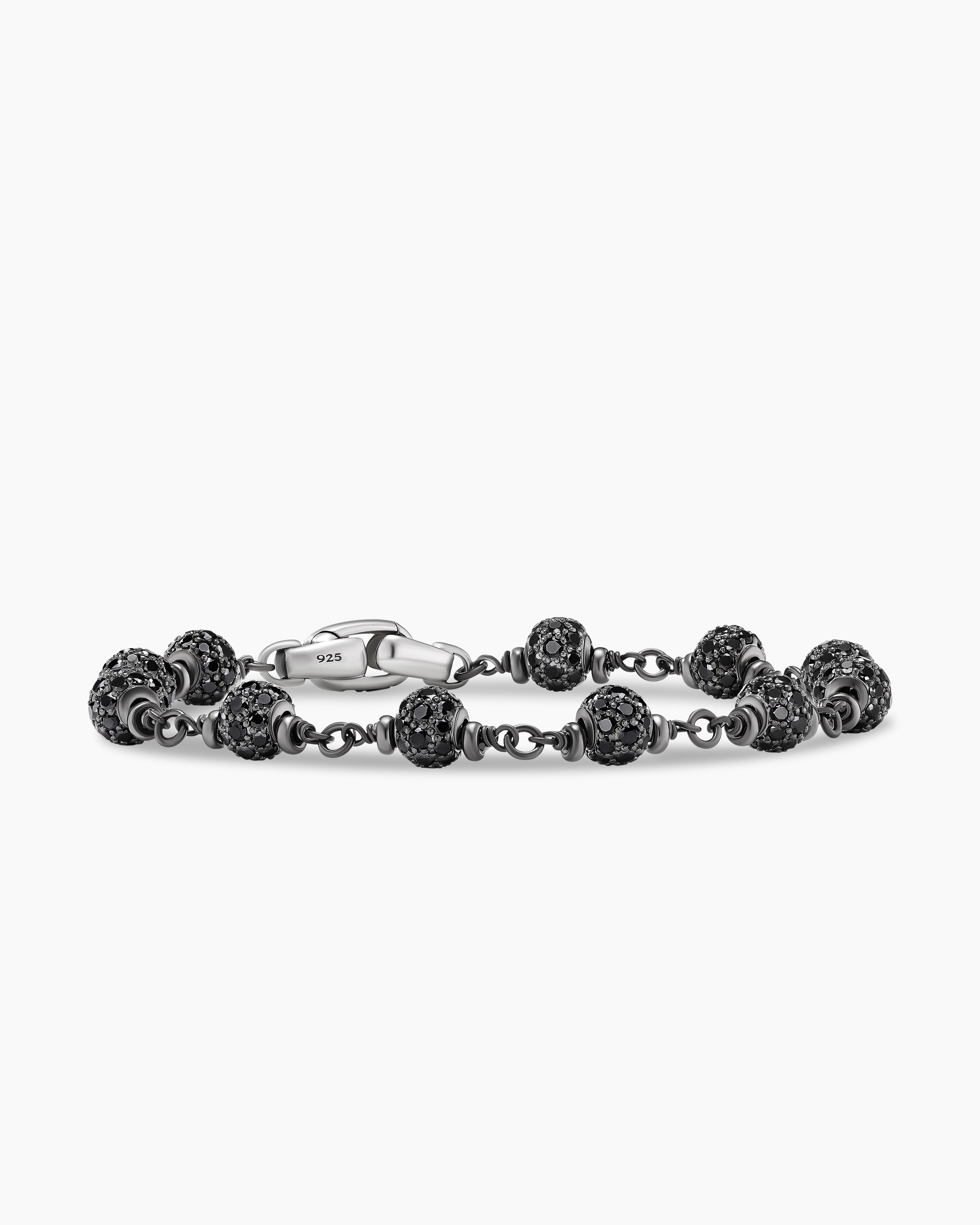 Sterling Silver Rosary Bracelet - 6mm Beads