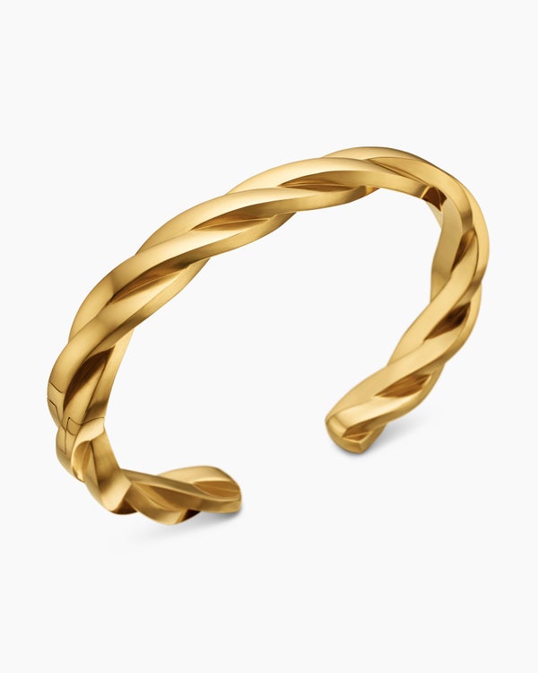 DY Helios Cuff Bracelet in 18K Yellow Gold, 9mm