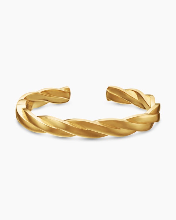 DY Helios Cuff Bracelet in 18K Yellow Gold, 9mm