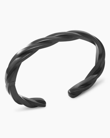 DY Helios™ Cuff Bracelet in Black Titanium, 9mm