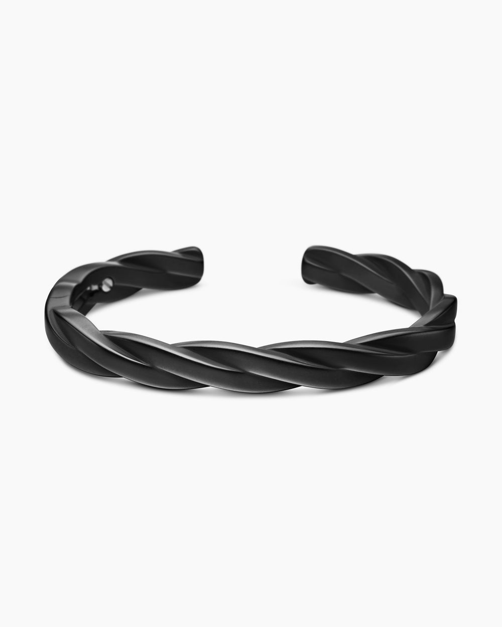 Bracelet-manchette DY Helios en titane noir, 9 mm hommes