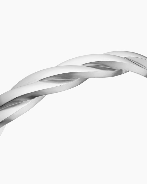 Bracelet manchette DY Helios en argent massif, 9 mm